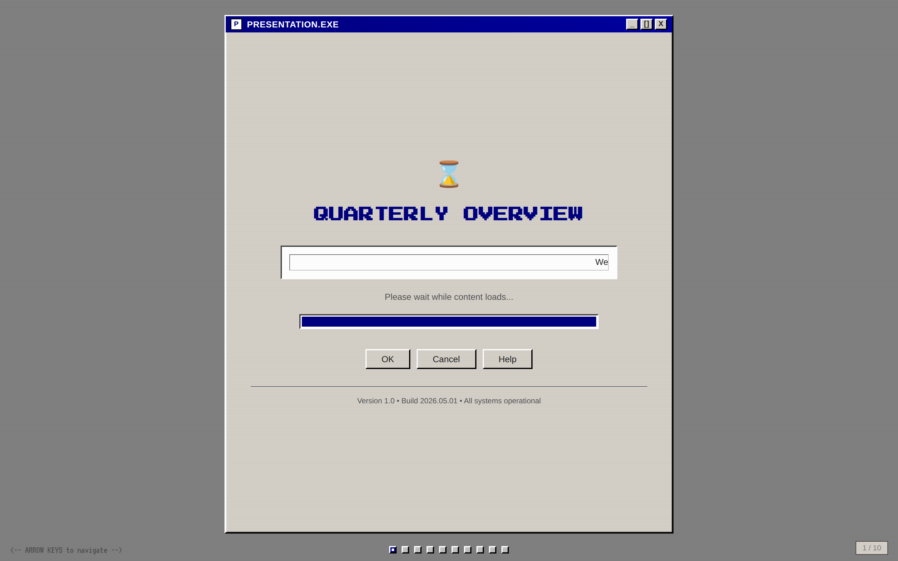 Html Ppt Zhangzara Retro Windows preview